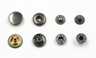 ZJ    銅質四合扣  襯衫扣 正面照